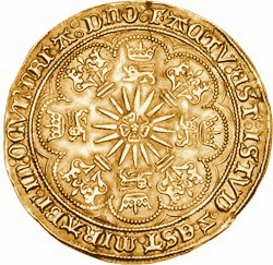 1 Ryal - Mary Tower reverse