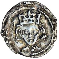 1 Penny - Henry VII Old type; Durham obverse