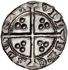 1 Penny - Edward III 4th coinage; Treaty period