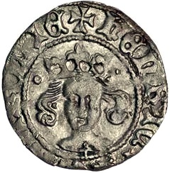 1 Penny - Henry IV Light coinage; London obverse