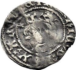 1 Penny - Henry V Durham; Class G obverse