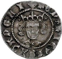 1 Penny - Henry VI 1st reign; Cross-pellet issue obverse