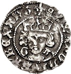 1 Penny - Edward IV 1st reign; Light coinage obverse