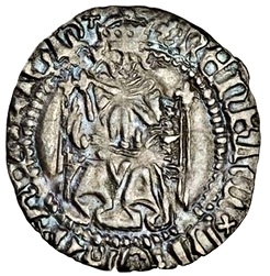 1 Penny - Henry VIII 1st coinage; Durham obverse