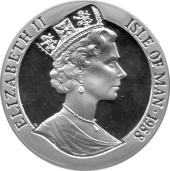 Isle of Man 10 Crowns - Elizabeth II Australian Bicentennial - Koala obverse