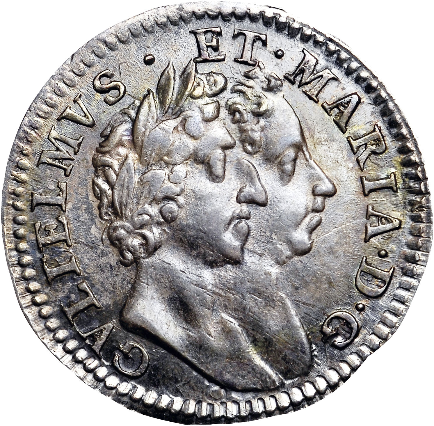 4 Pence - William and Mary incl. Maundy obverse