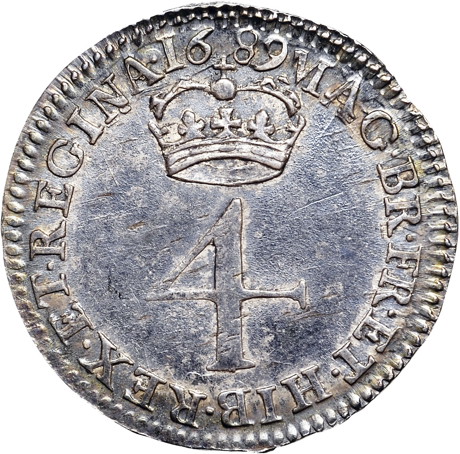 4 Pence - William and Mary incl. Maundy
