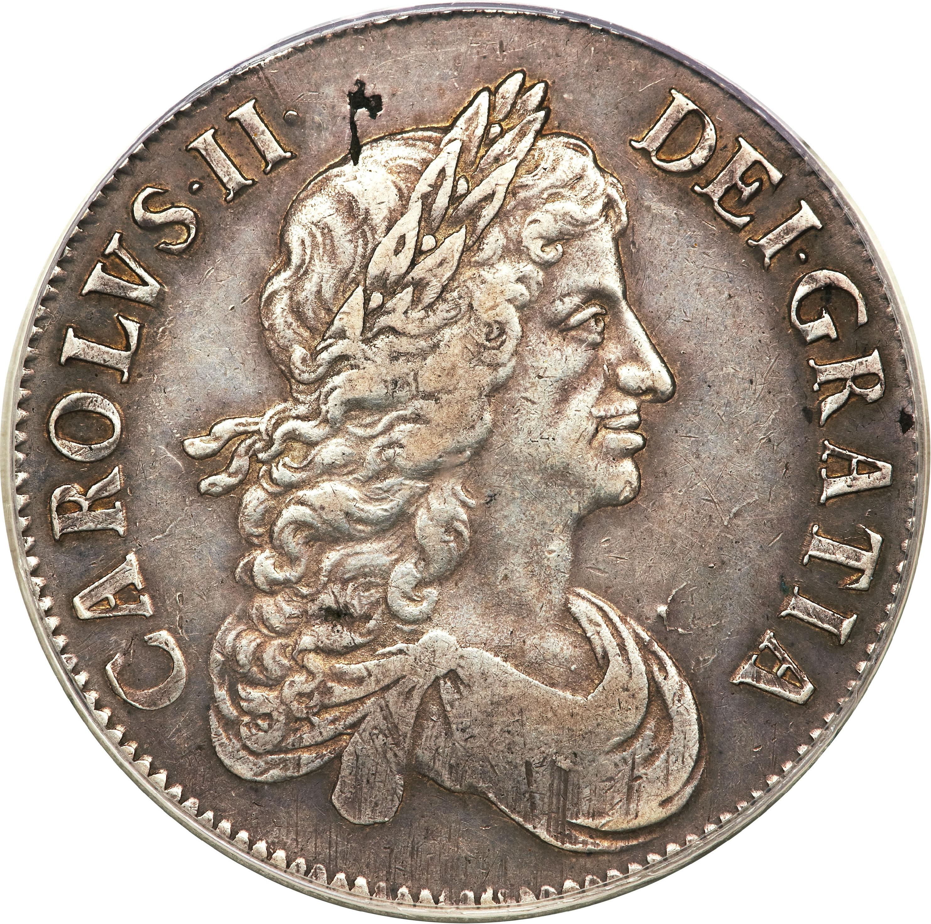 1 Crown - Charles II 2nd bust obverse