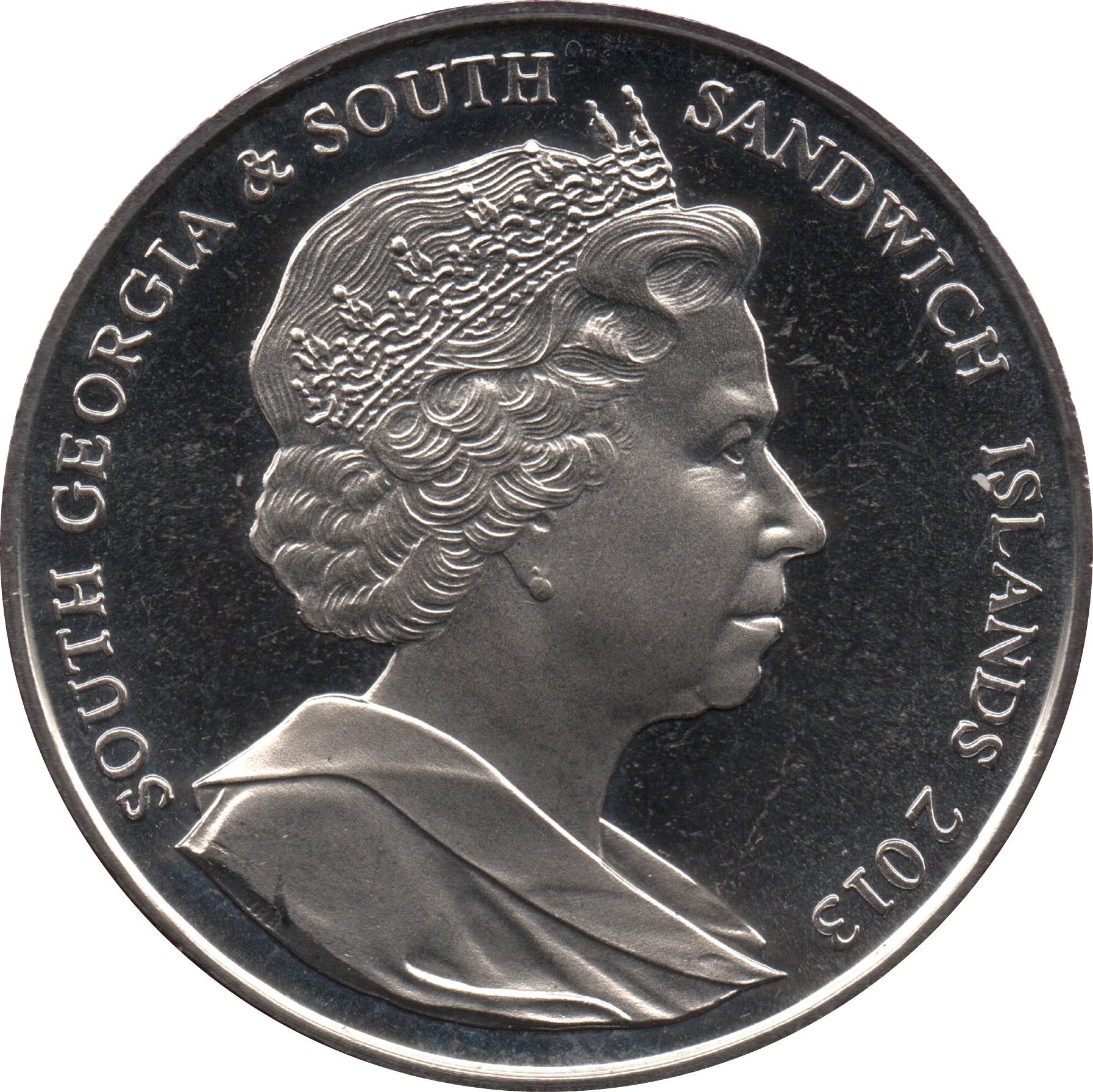 South Georgia and the South Sandwich Islands 2 Pounds - Elizabeth II Birth of Prince George obverse