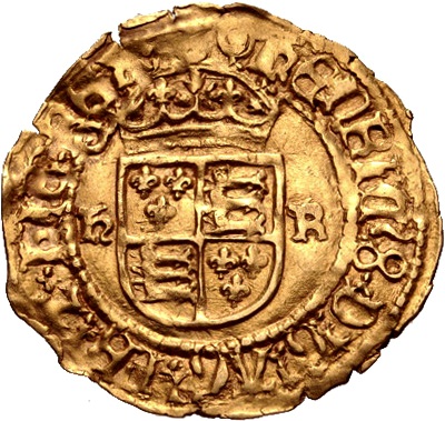 ½ Crown - Henry VIII 3rd coinage