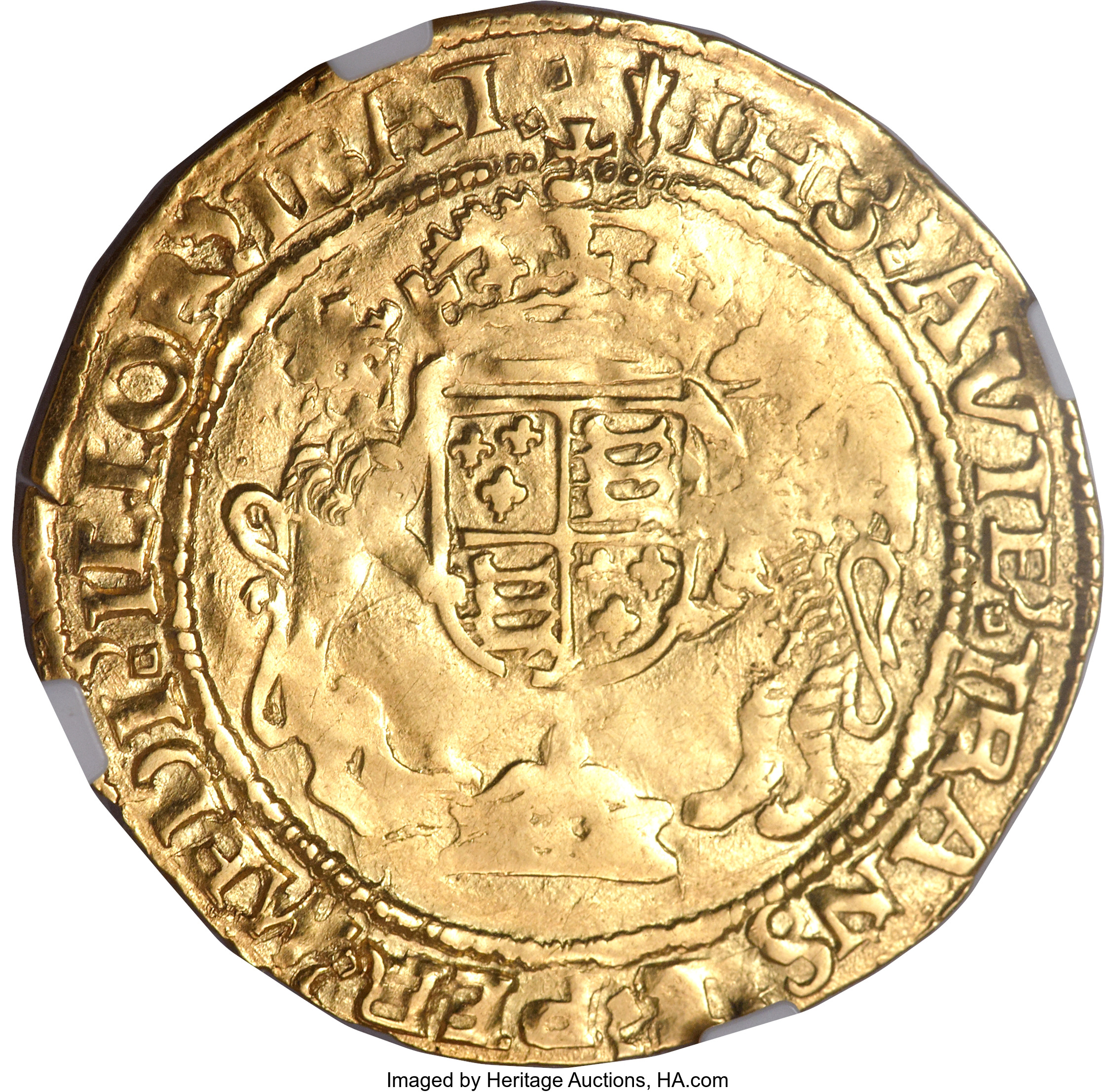 ½ Sovereign - Henry VIII Posthumous; London