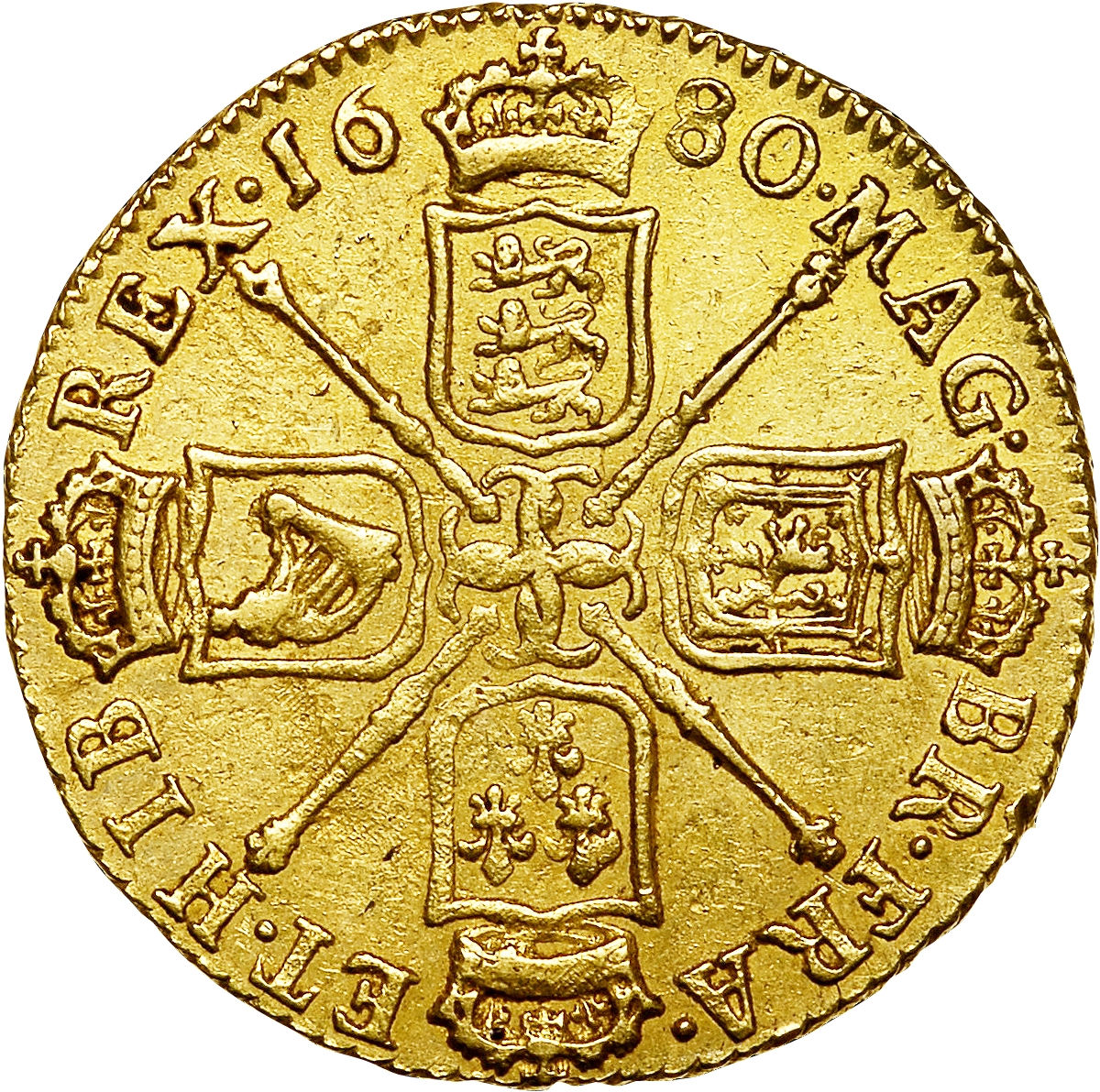 1 Guinea - Charles II 4th bust