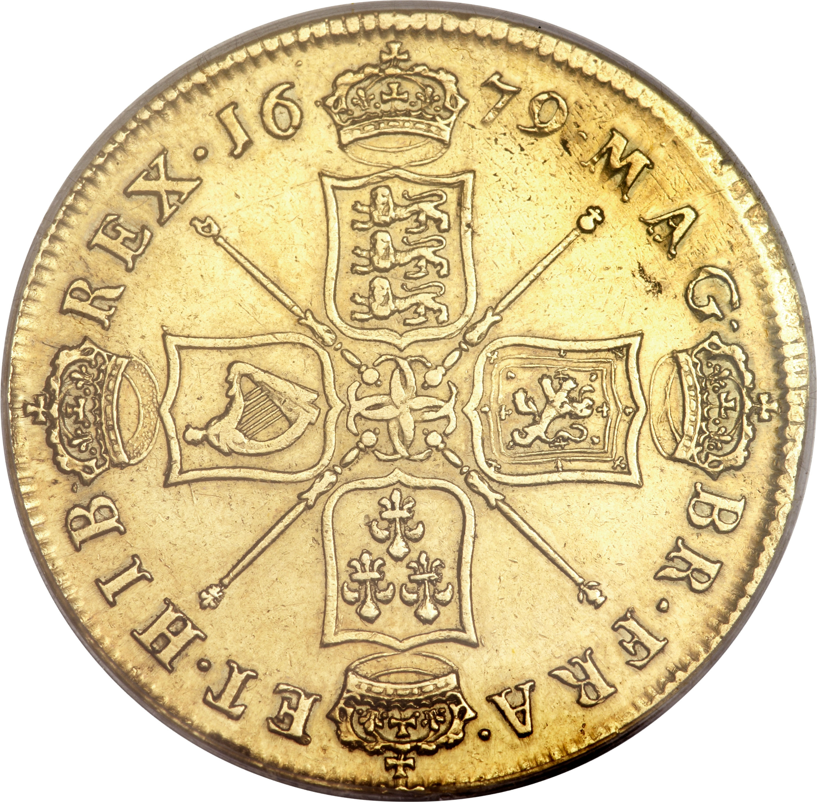 5 Guineas - Charles II 2nd bust