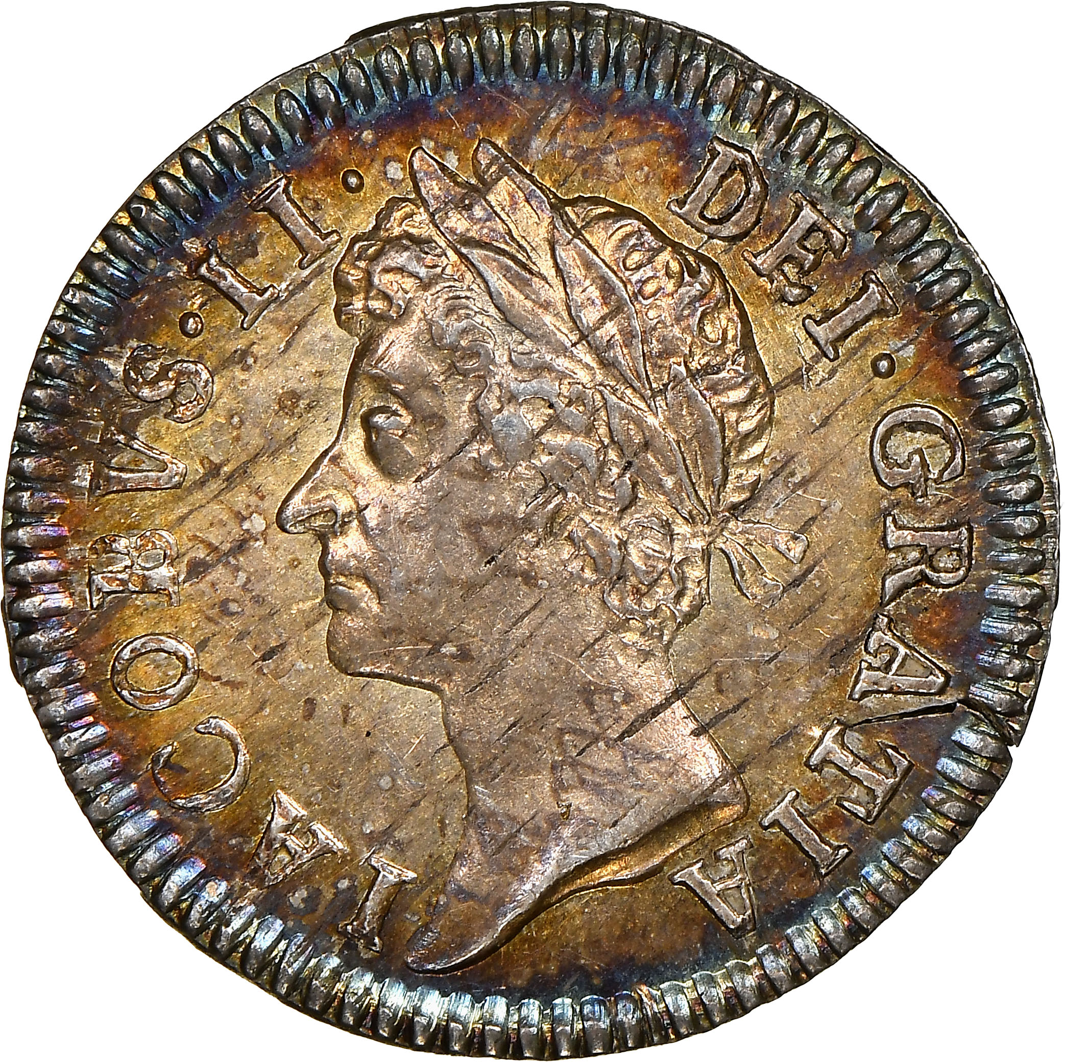 2 Pence - James II incl. Maundy obverse