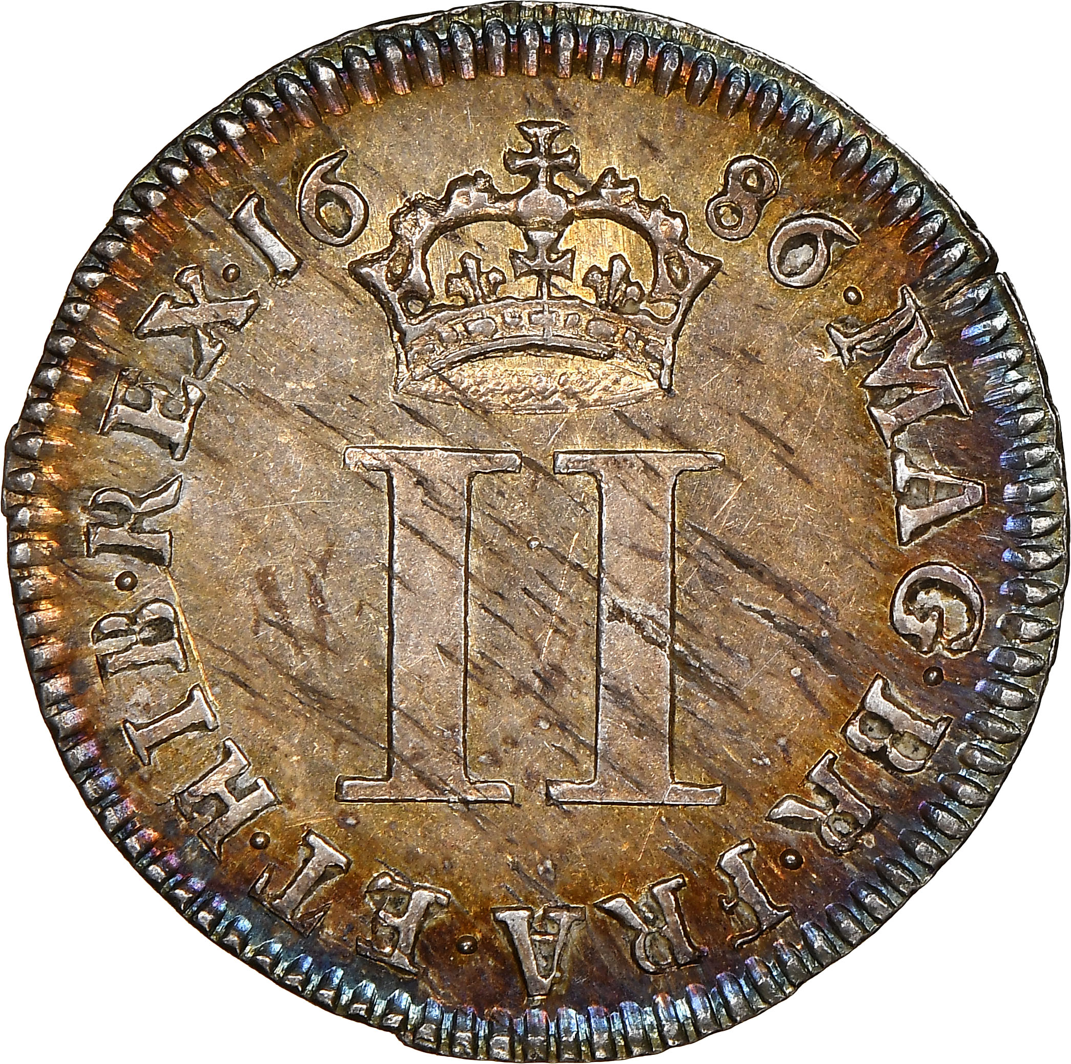 2 Pence - James II incl. Maundy