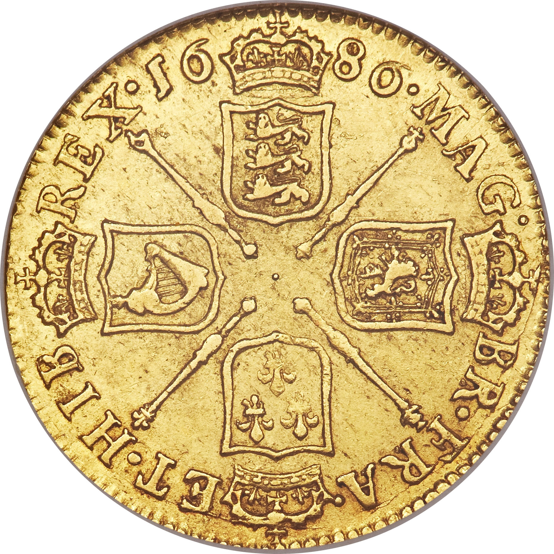 1 Guinea - James II 2nd bust