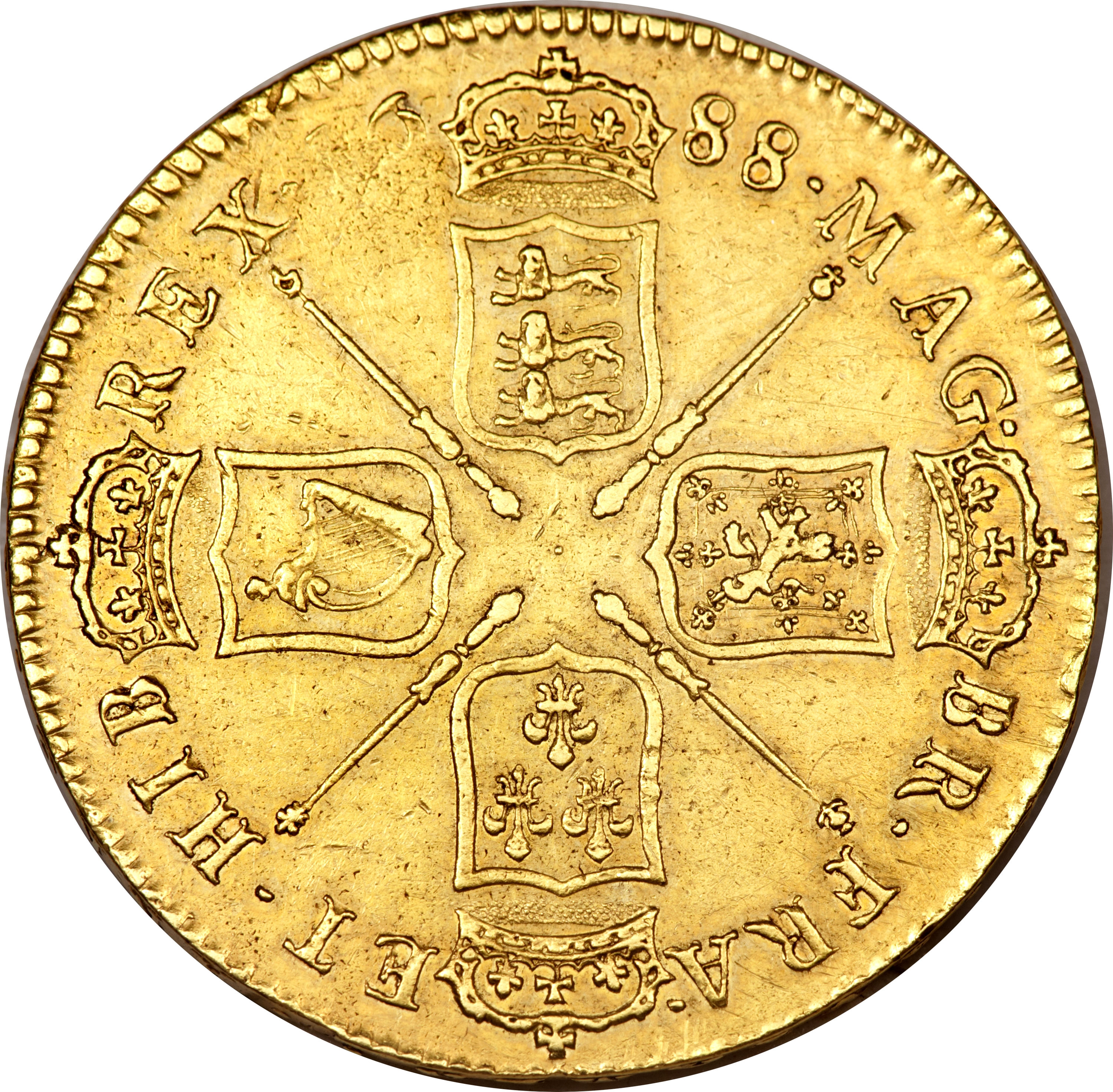 5 Guineas - James II 1st bust