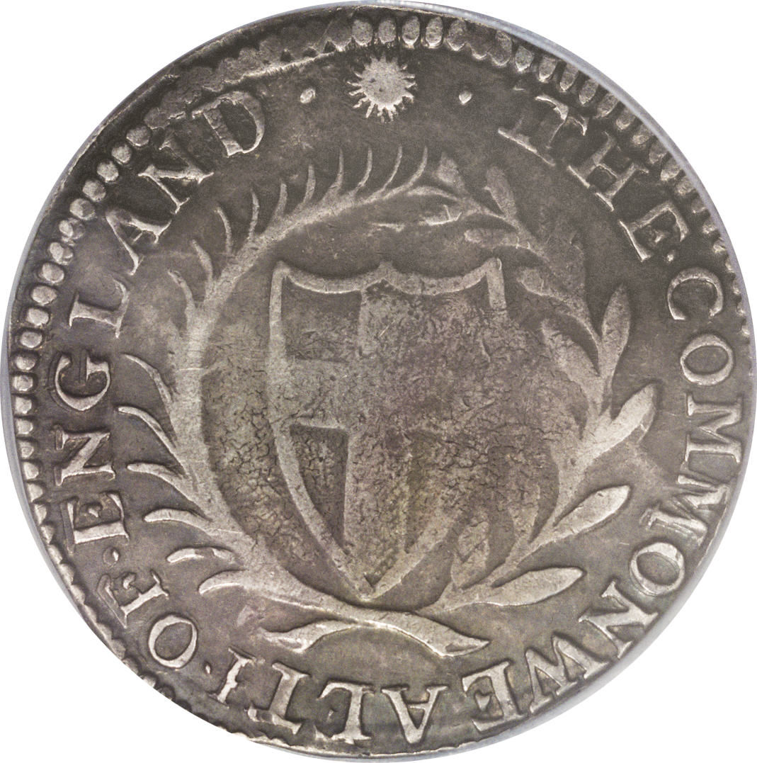 ½ Crown - Commonwealth of England obverse