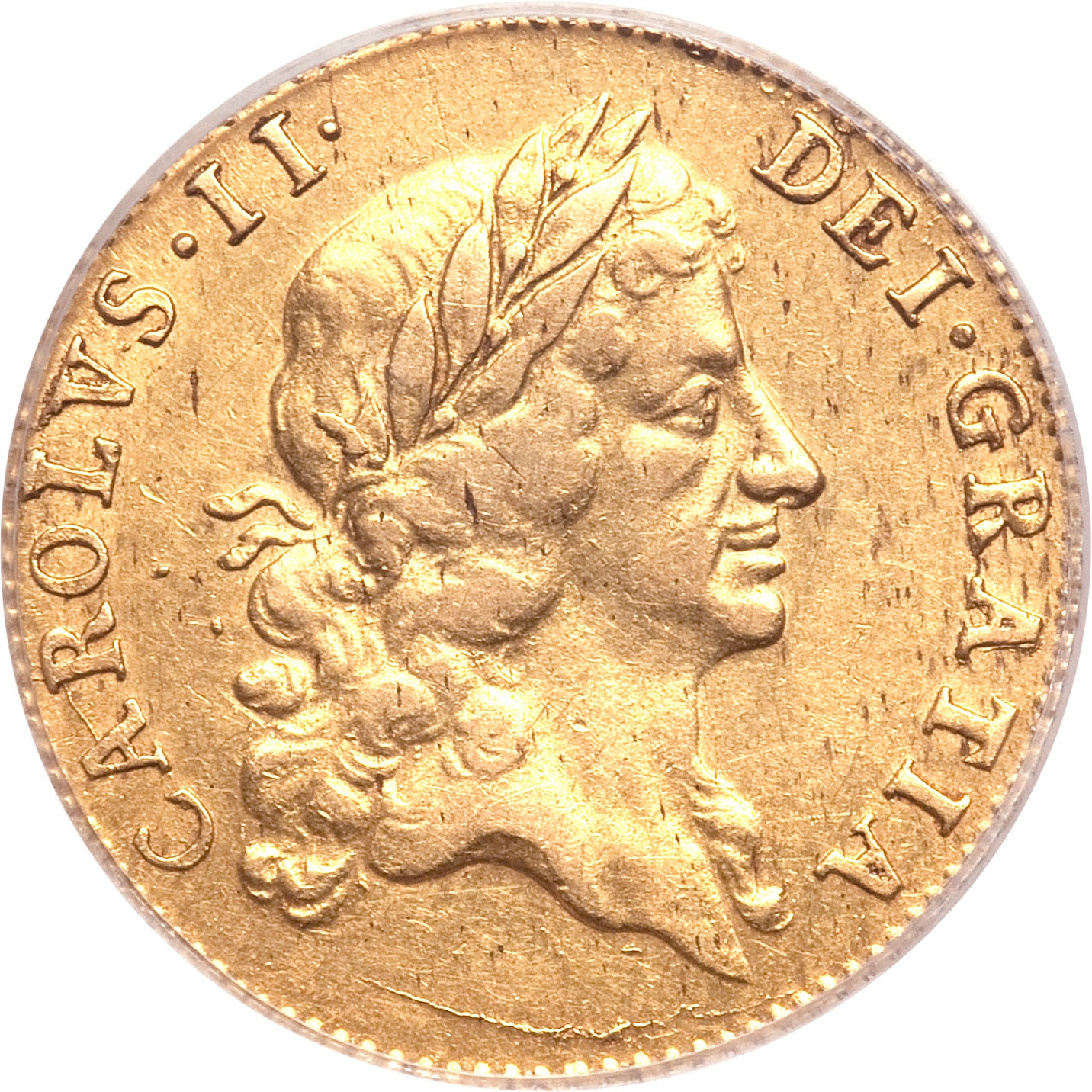 1 Guinea - Charles II 3rd bust obverse