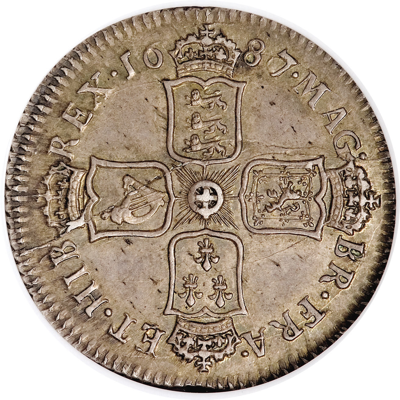 1 Shilling - James II
