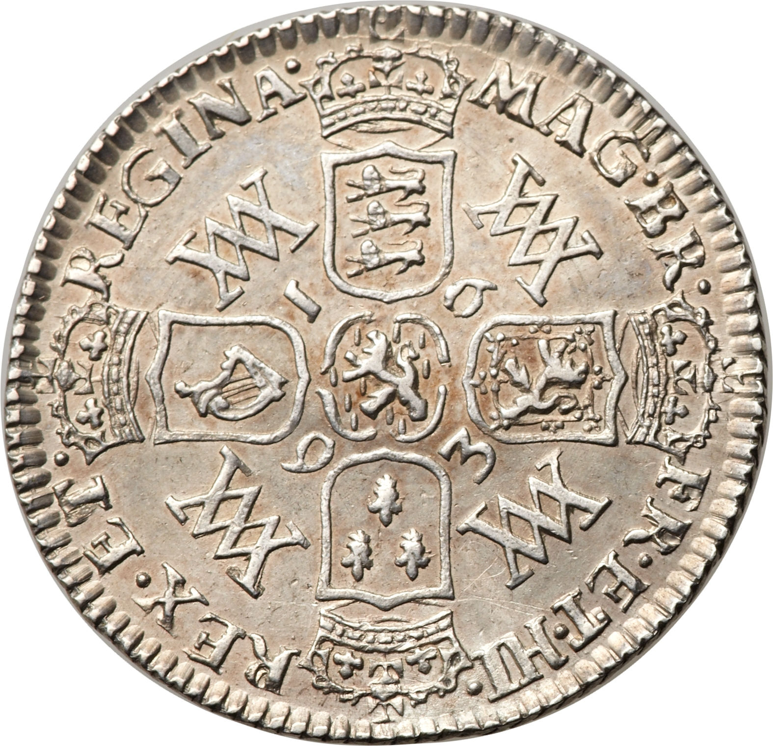 6 Pence - William and Mary