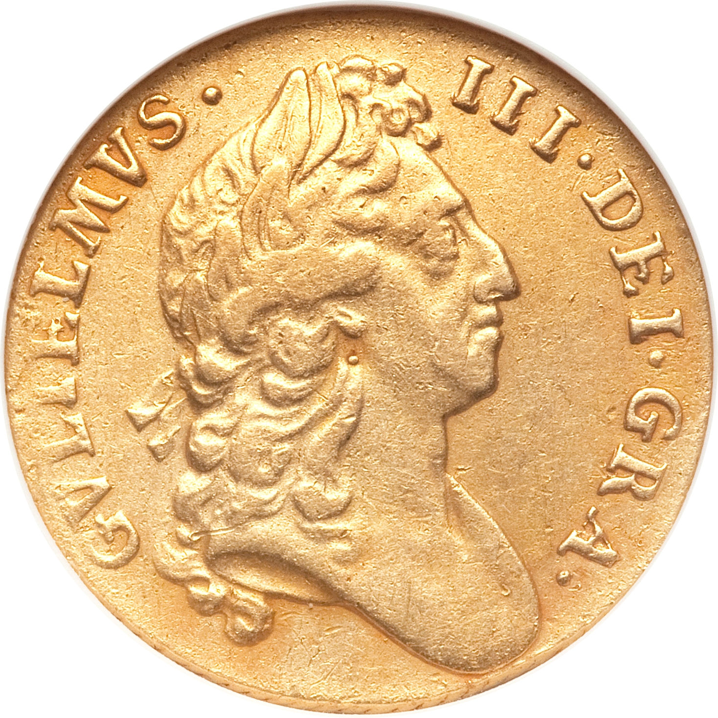 1 Guinea - William III 1st bust obverse