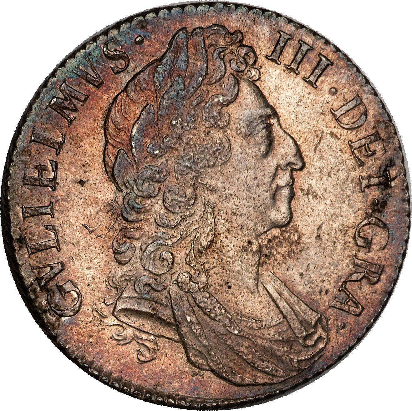 1 Shilling - William III 3rd bust obverse