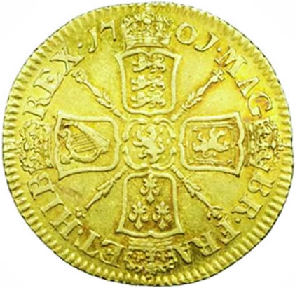 1 Guinea - William III 2nd bust