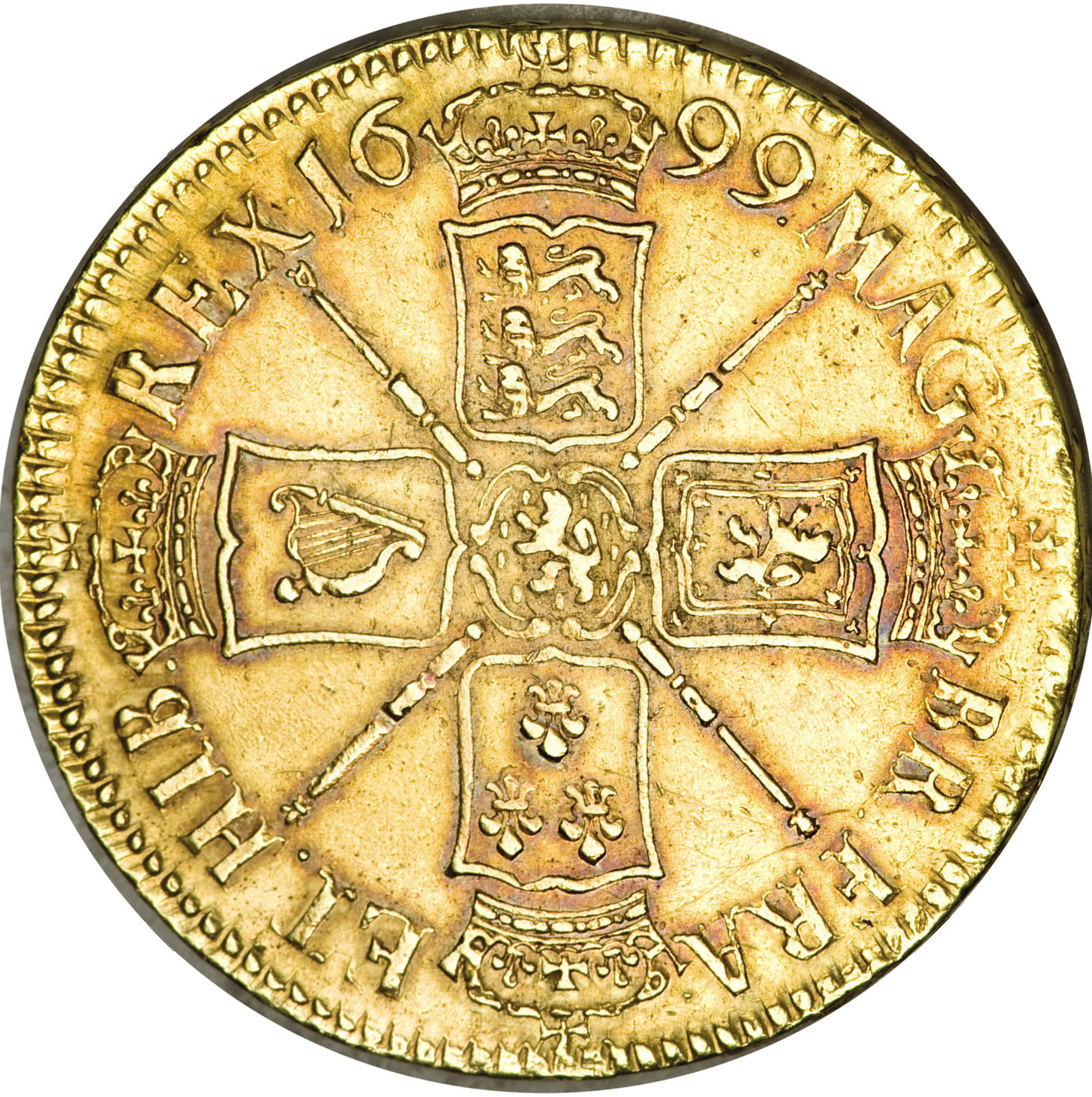 5 Guineas - William III 1st bust