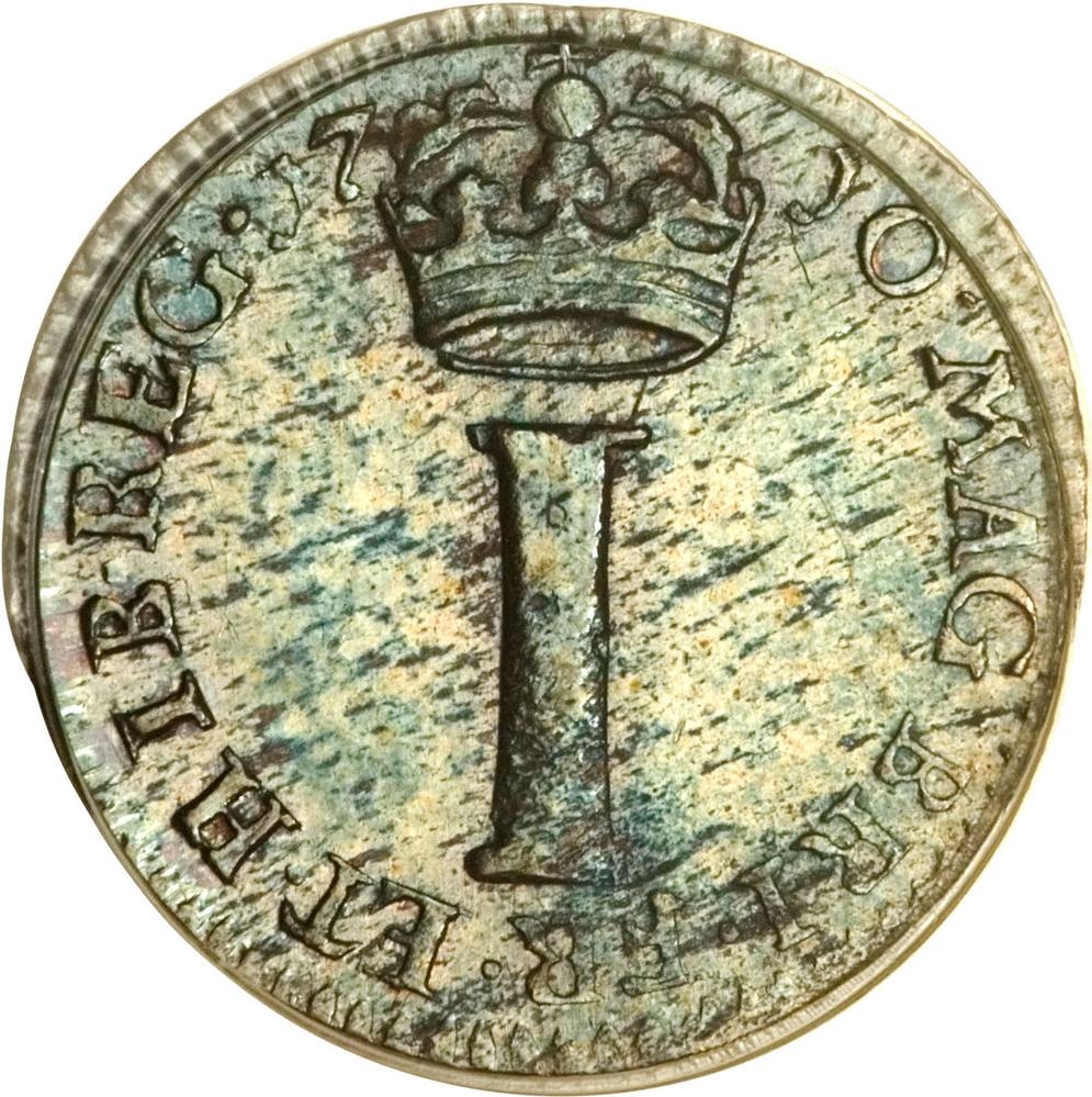 1 Penny - Anne incl. Maundy