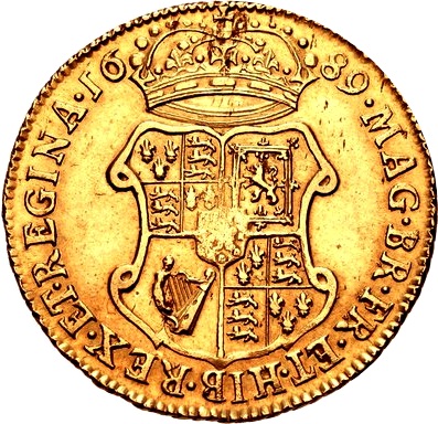1 Guinea - William and Mary