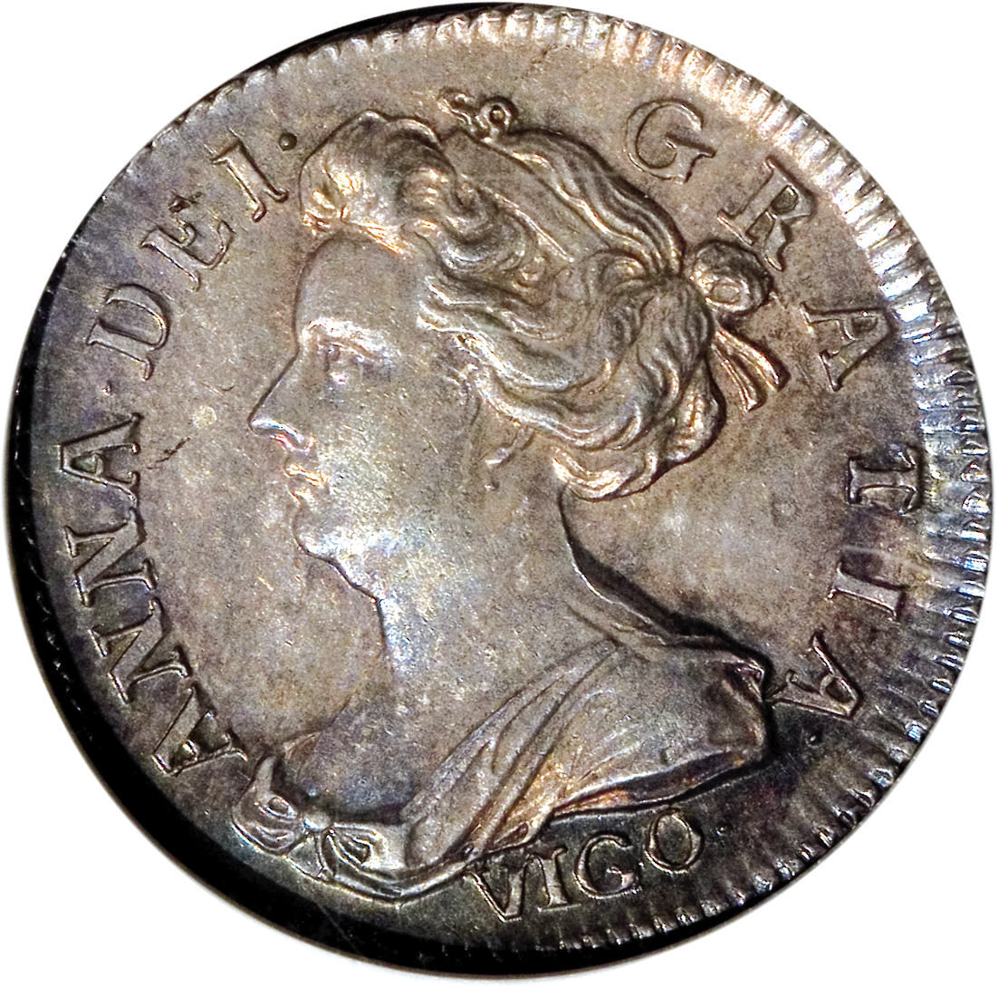 6 Pence - Anne obverse