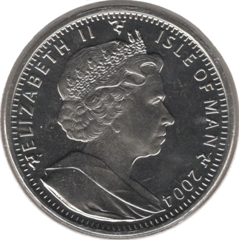 Isle of Man 1 Crown - Elizabeth II Enlargement of the European Union