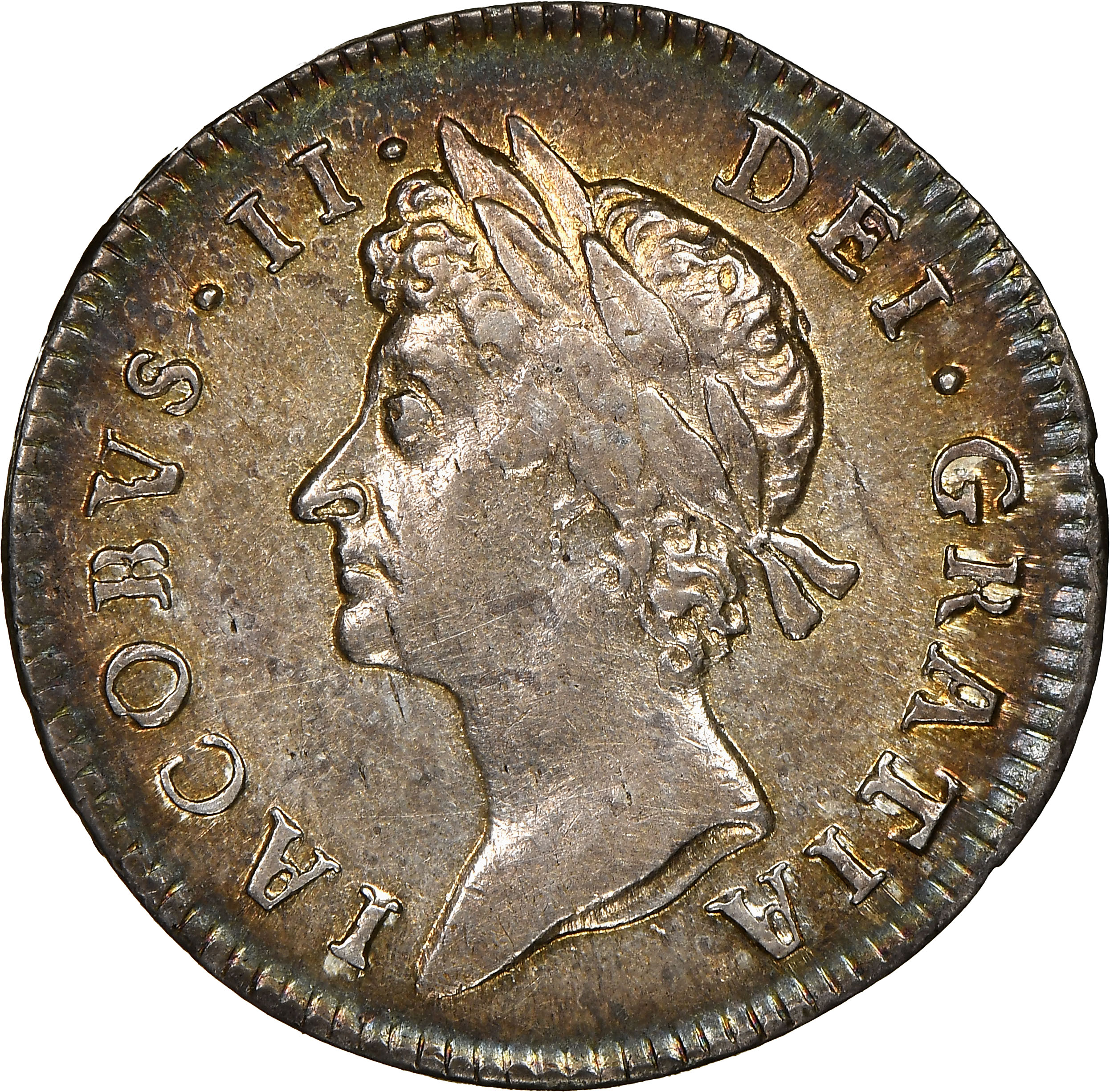 3 Pence - James II incl. Maundy obverse