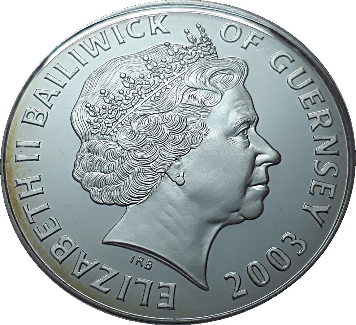 Guernsey 5 Pounds - Elizabeth II 17th Century Monarchs obverse