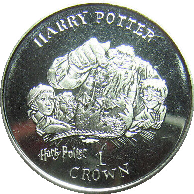 Isle of Man 1 Crown - Elizabeth II Norbert hatches reverse