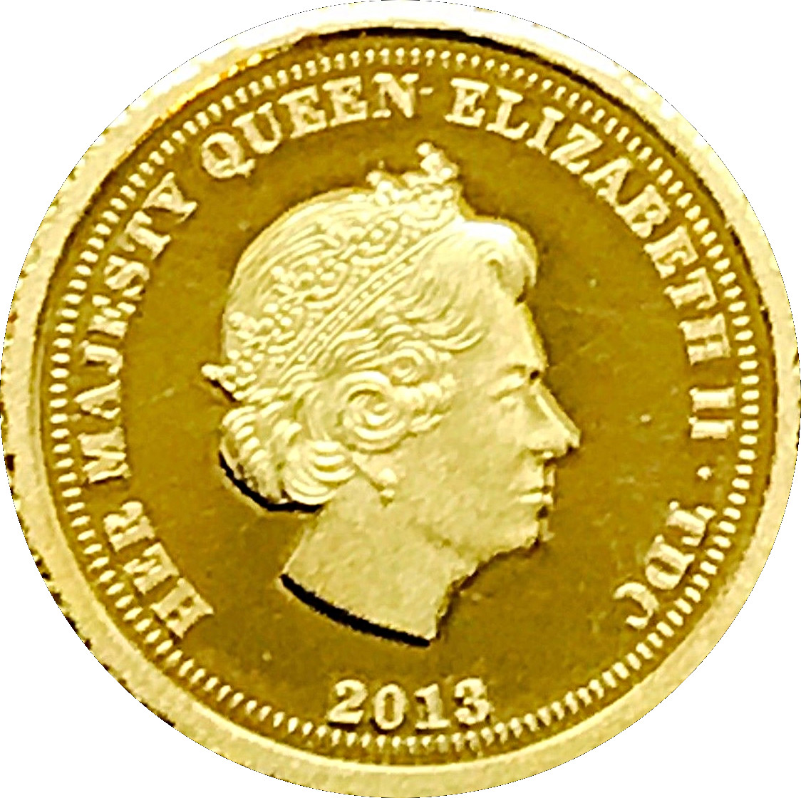 Tristan da Cunha ½ Crown - Elizabeth II Ducat obverse