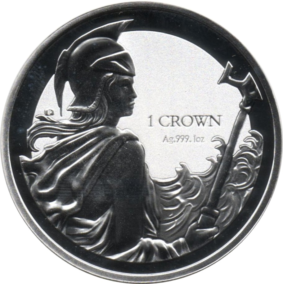 Falkland Islands 1 Crown - Elizabeth II Britannia reverse