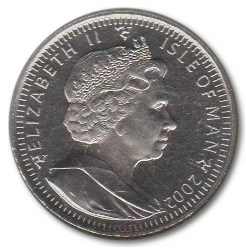 Isle of Man 1 Crown - Elizabeth II Aragog obverse