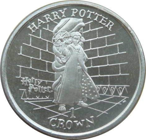 Isle of Man 1 Crown - Elizabeth II Tom Riddle reverse