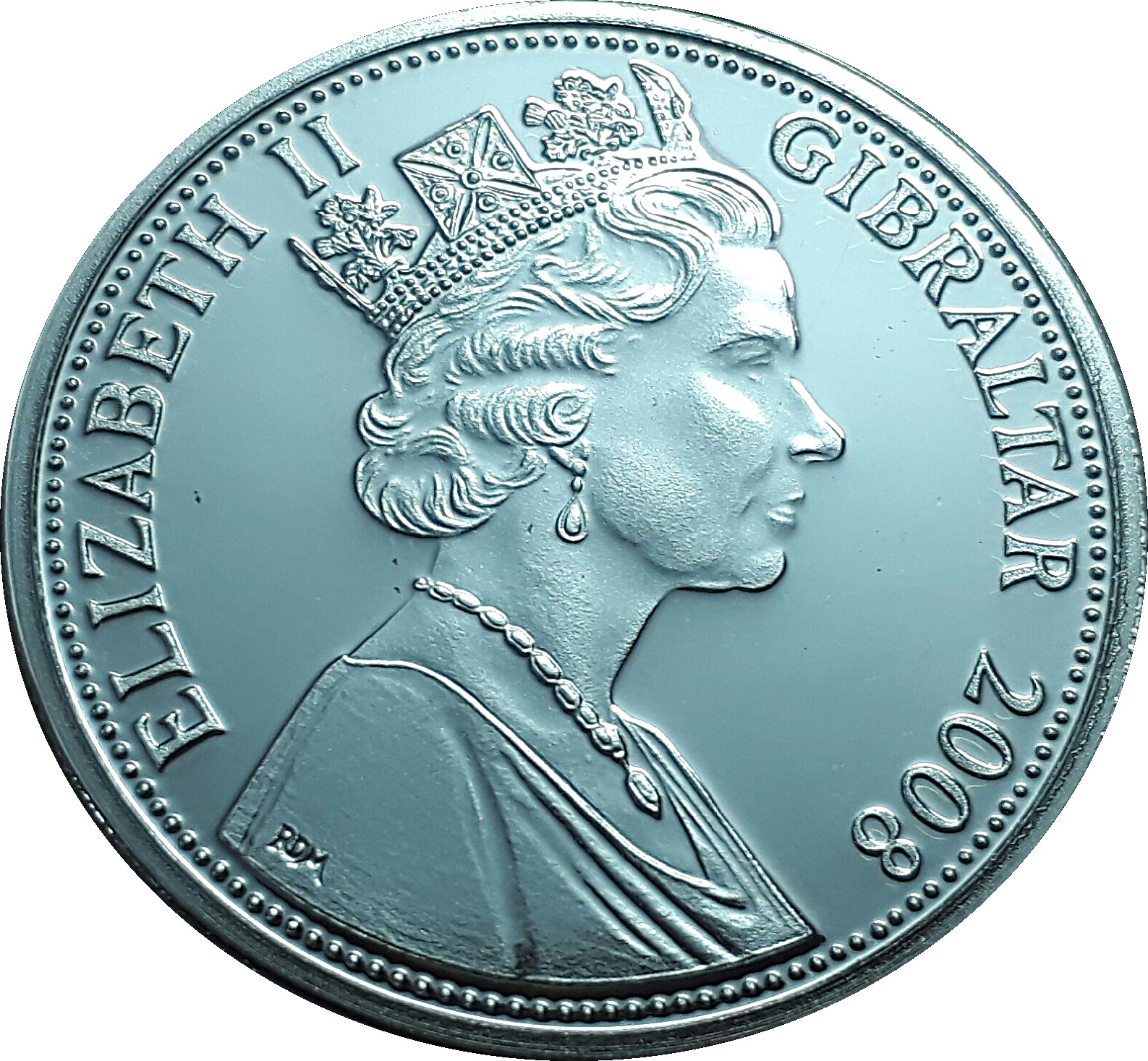 Gibraltar 1 Crown - Elizabeth II Elizabeth I obverse