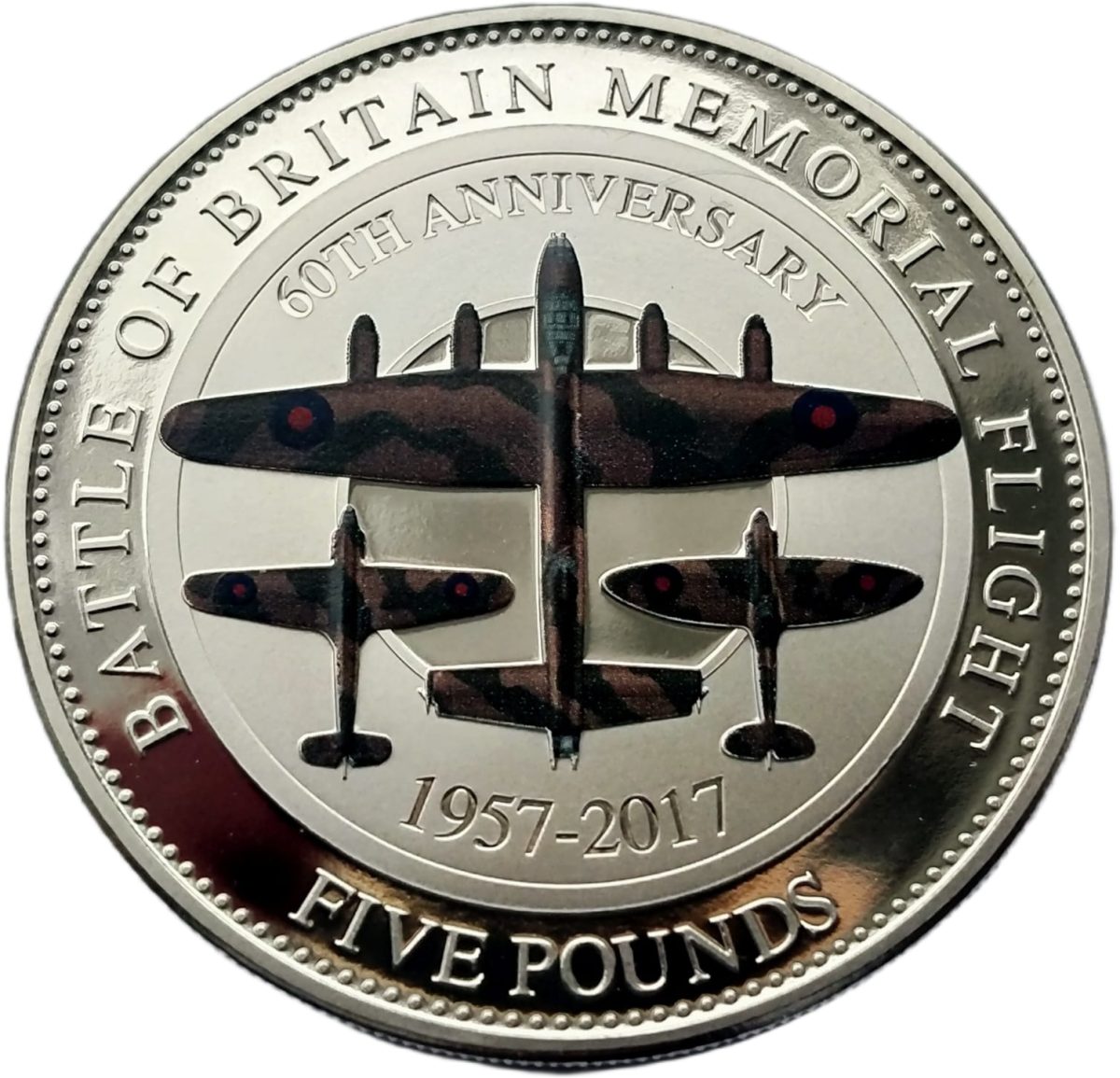 Jersey 5 Pounds - Elizabeth II RAF Memorial Flight