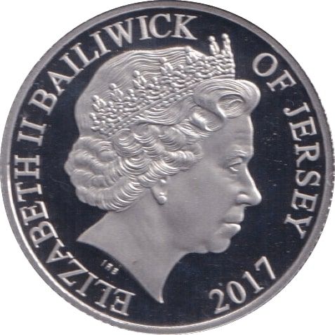 Jersey 1 Penny - Elizabeth II Platinum Penny obverse
