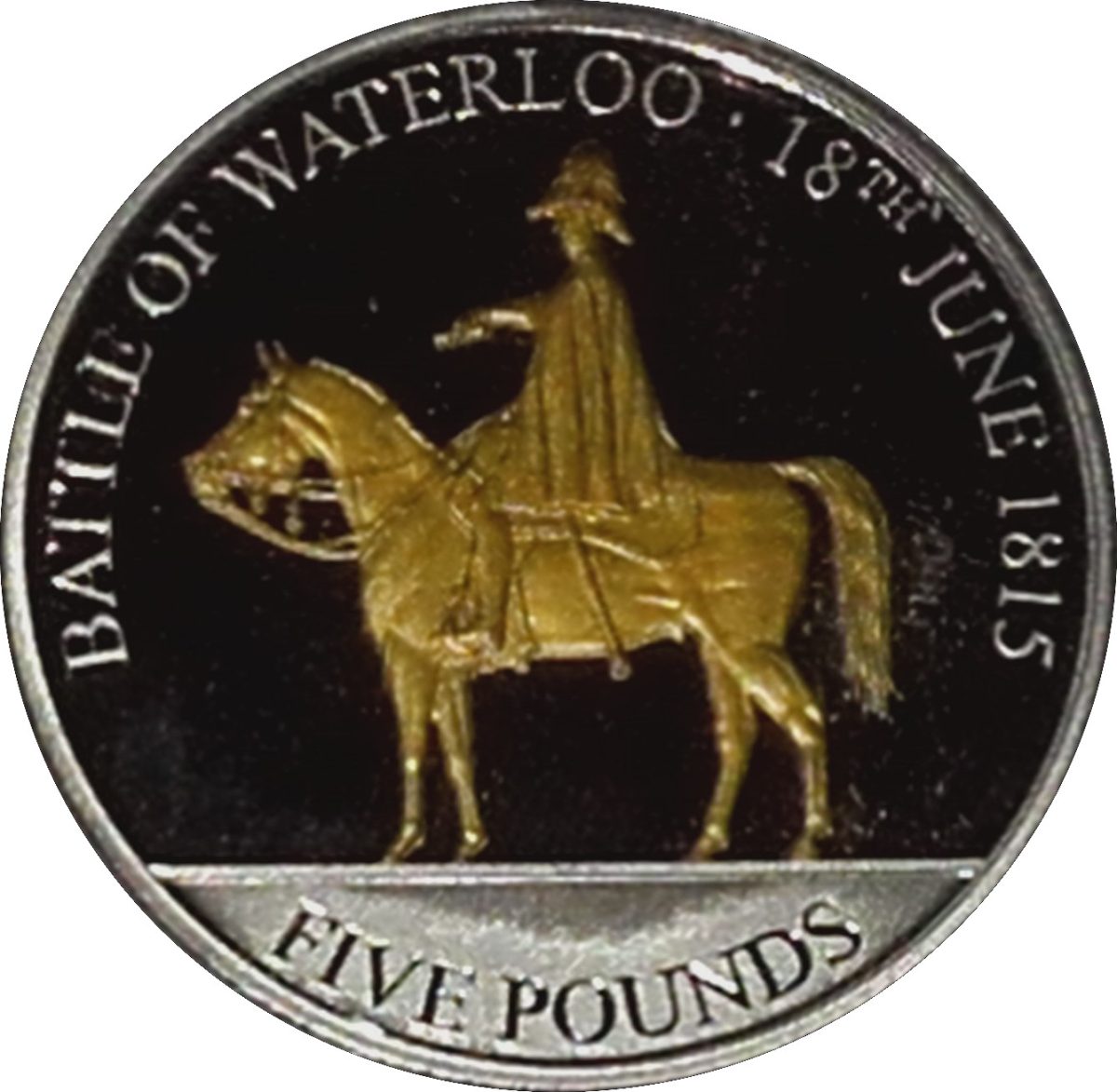 Jersey 5 Pounds - Elizabeth II Battle of Waterloo