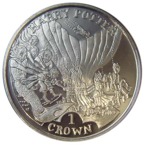 Isle of Man 1 Crown - Elizabeth II Underwater Retrieval reverse