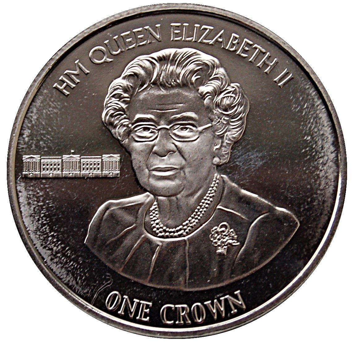 Ascension Island 1 Crown - Elizabeth II 90th Birthday of Elizabeth II; Copper-Nickel