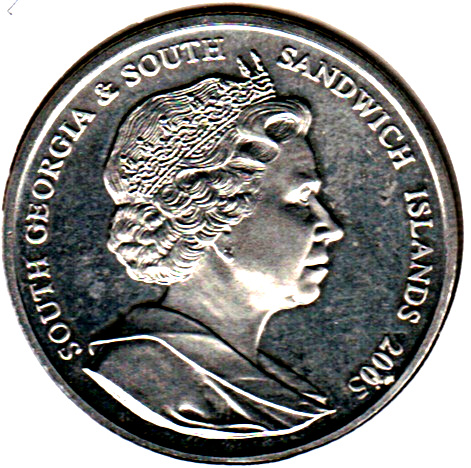 South Georgia and the South Sandwich Islands 2 Pounds - Elizabeth II Marriage of Prince Charles and Parker Bowles obverse