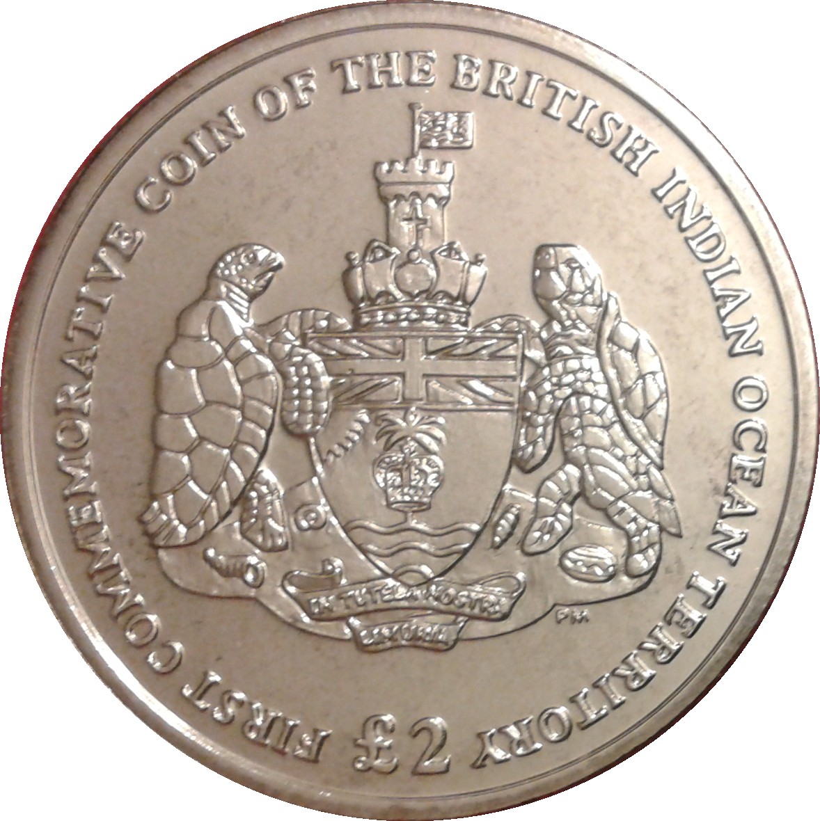 British Indian Ocean Territory 2 Pounds - Elizabeth II First commemorative coin