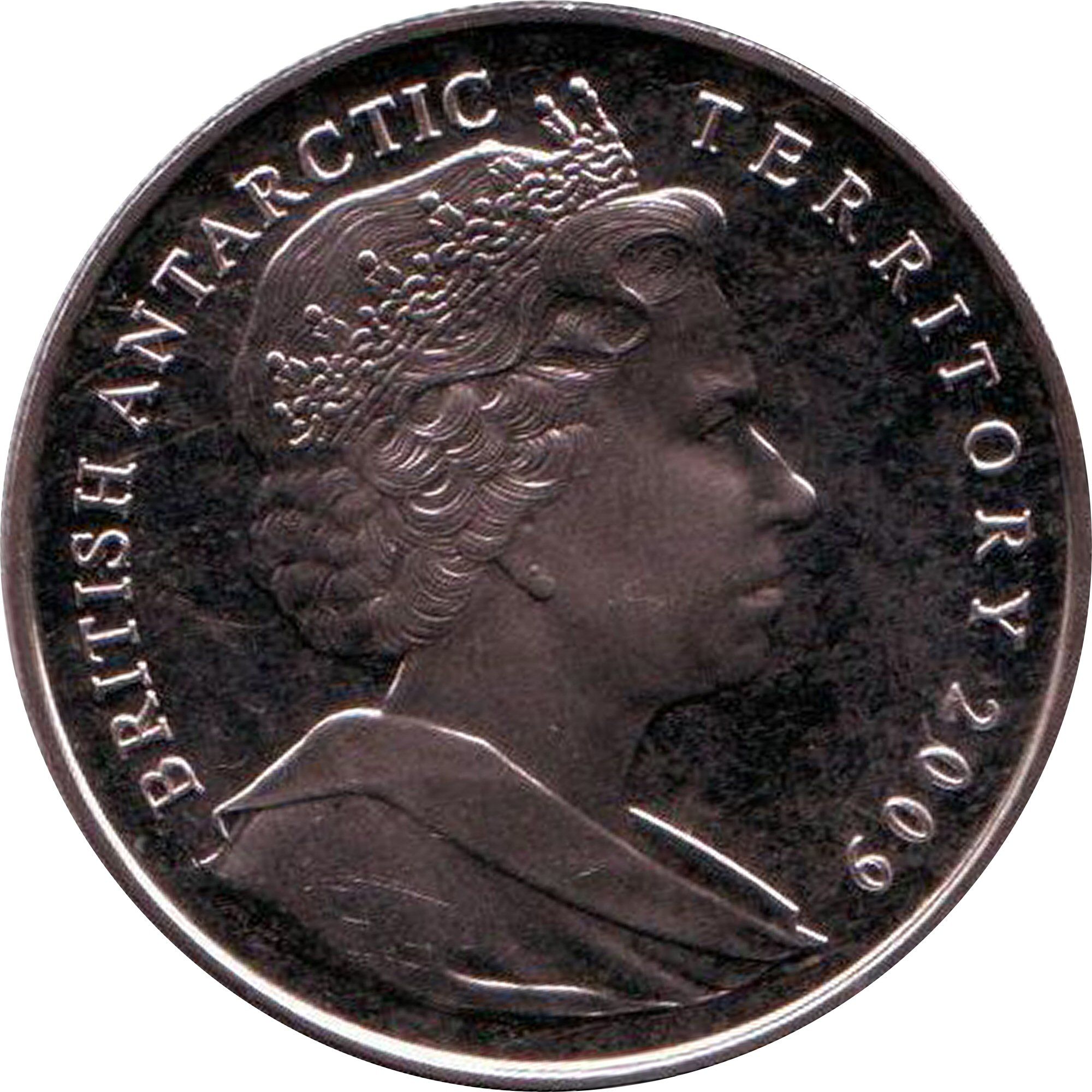 British Antarctic Territory 2 Pounds - Elizabeth II Antarctic Treaty obverse