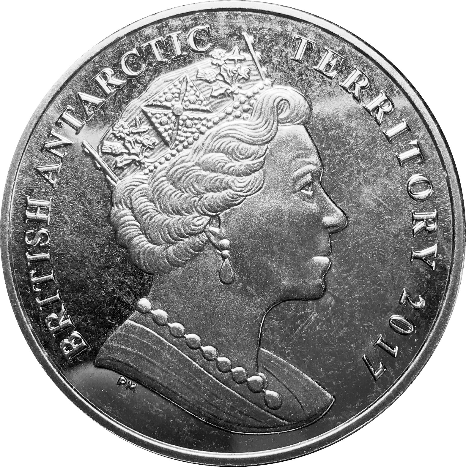 British Antarctic Territory 2 Pounds - Elizabeth II Crabeater seal obverse